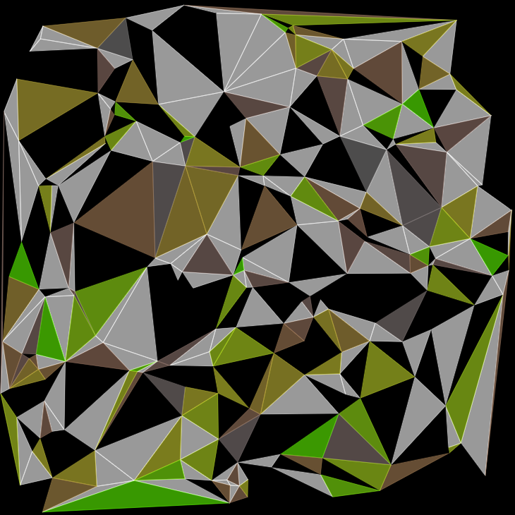 Delaunay tessellation 1